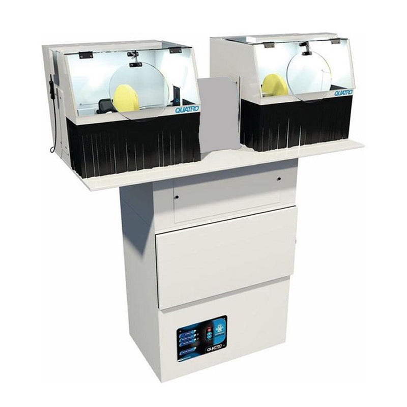 Quatro 1-0031-4006 Premium High Pressure SuperFlow Workstation-No Polishing Motor-Drilled For Arbe DSM-100 Motor - Otto Frei