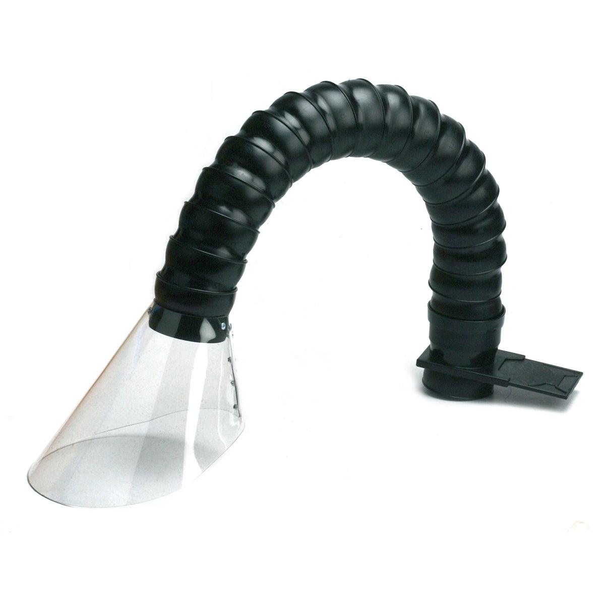 Quatro AA006 Flexible Extraction Arm with Fume Hood and Slide Valve — Otto Frei