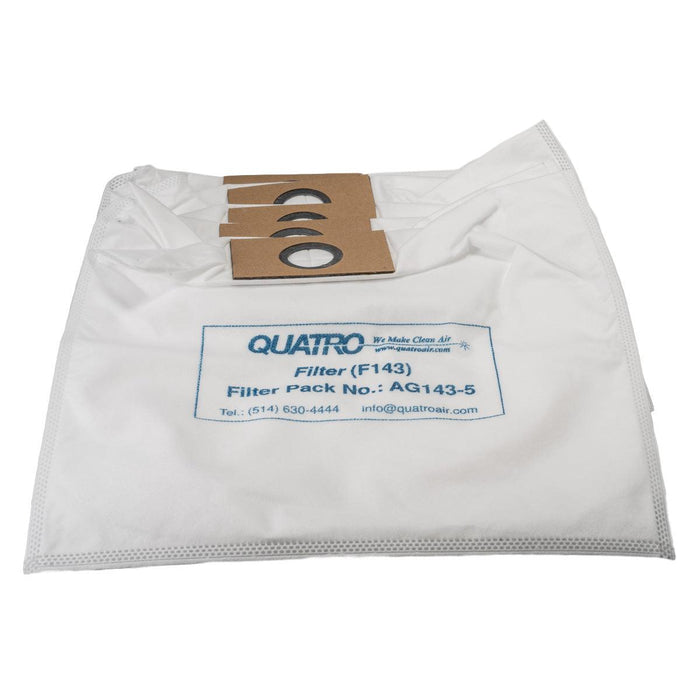 Quatro AG143 Jet-Stream Filter Bags-Pack of 5 - Otto Frei