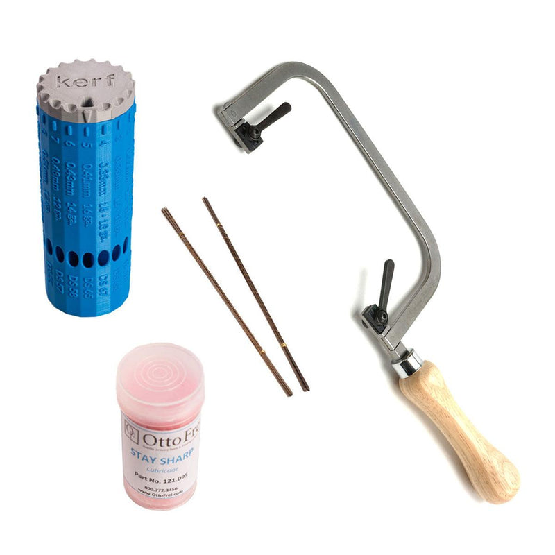 Quick Change Saw Frame-Blades-Kerf Organizer & Lube - Otto Frei