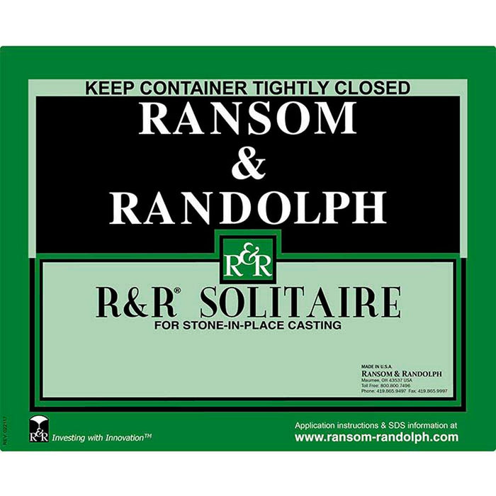 Ransom & Randolph Solitaire Stone-In-Place Investment-50 Lb Box - Otto Frei
