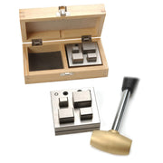 Rectangle Shaped Set of 4 Disc Cutters in Wood Box - Otto Frei