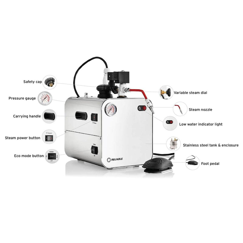 Reliable 5100CJ 2/3 Gallon Steam Cleaner - Otto Frei