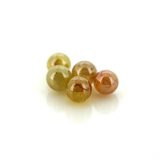 Rock Deco 3.5mm Diamond Pearls-Orange (N) - Otto Frei