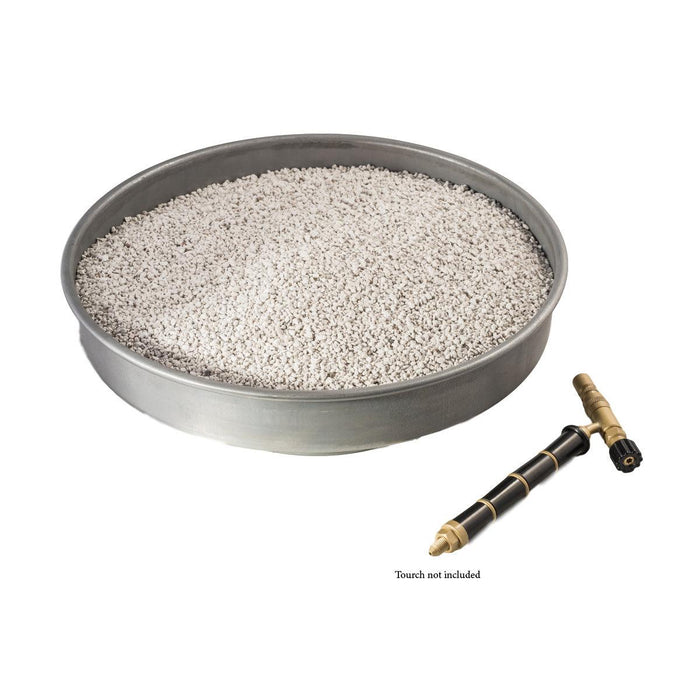 Rotating 12" Annealing Pan with 2-1/2 lbs. Pumice - Otto Frei