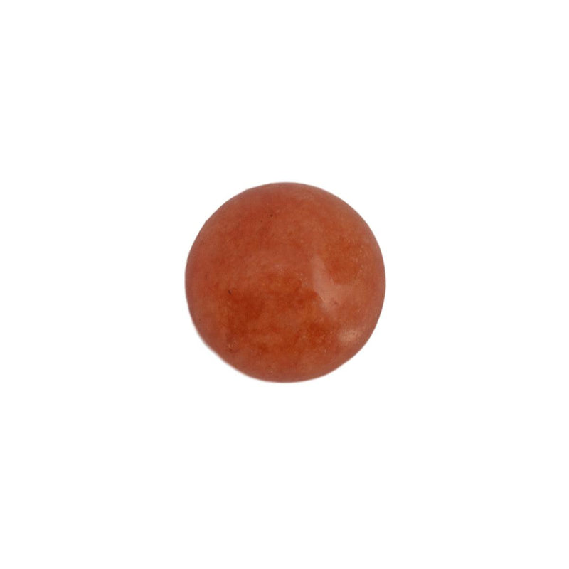 Round 5mm Genuine Red Aventurine Cabochon - Otto Frei