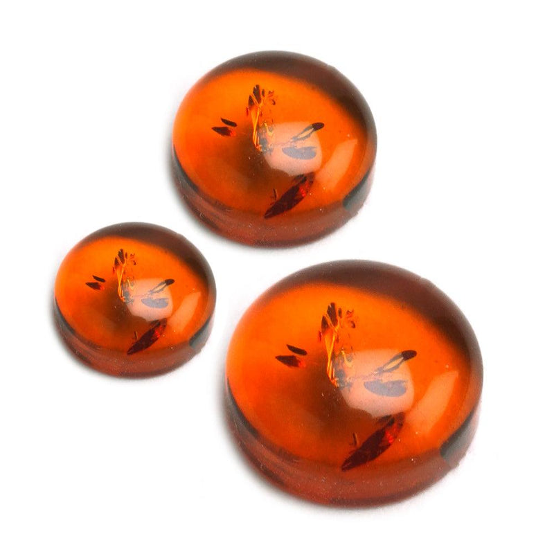 Round Amber Cabochon - Otto Frei