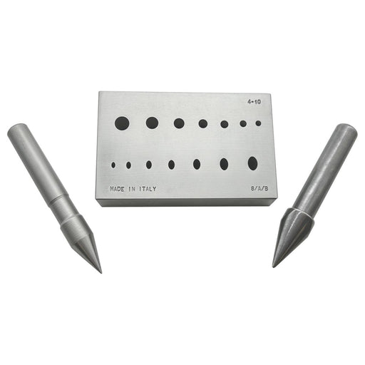 Round & Oval Bezel Block 4mm to 10mm - 14 Holes 17 Degree - Otto Frei