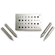 Round Bezel Block Set-4 Degrees-10-15-20 & 25-4 Rows 2mm to 7mm - Otto Frei