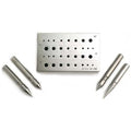 Round Bezel Block Set-4 Degrees-10-15-20 & 25-4 Rows 2mm to 7mm