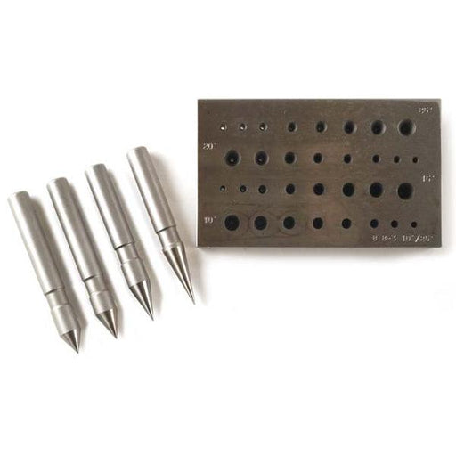 Round Bezel Block Set-4 Degrees-10-15-20 & 25-4 Rows 3mm  to 8mm - Otto Frei