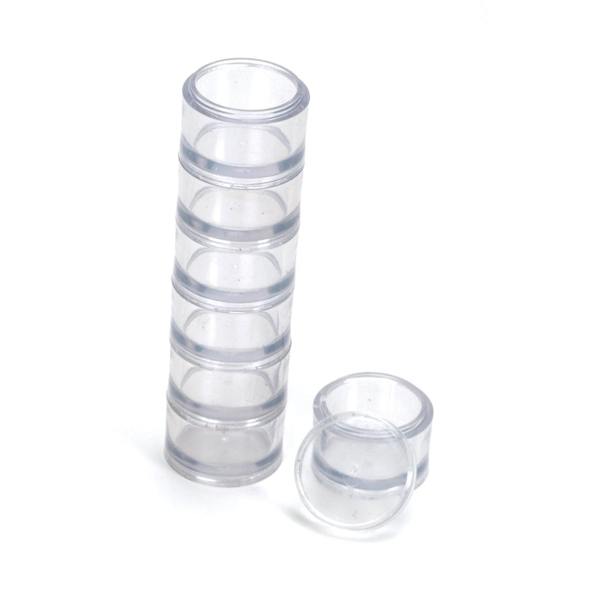 Round Clear Stackable Containers | OttoFrei.com — Otto Frei