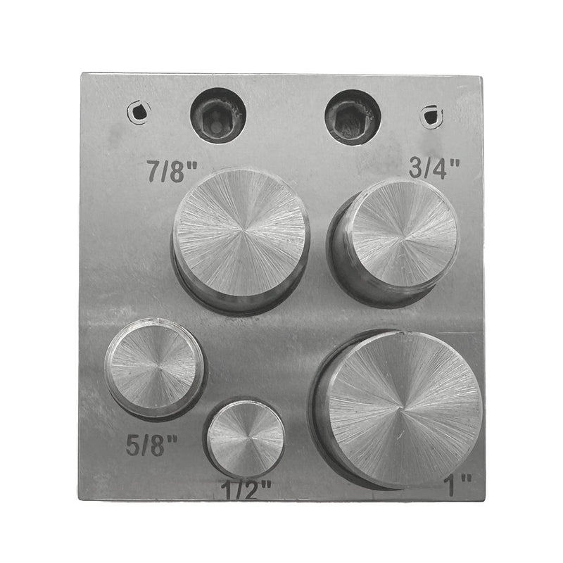 Round Disc Cutter Set of 5-From 1/2" to 1" - Otto Frei