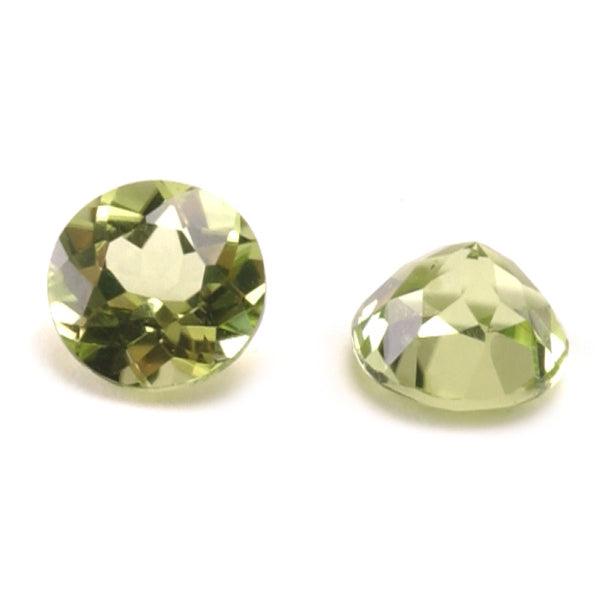 Round Faceted Genuine Peridot - Otto Frei