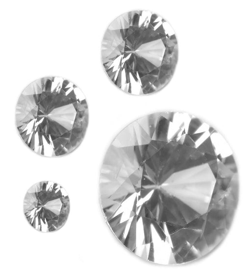 Round Faceted Genuine White Sapphire - Otto Frei