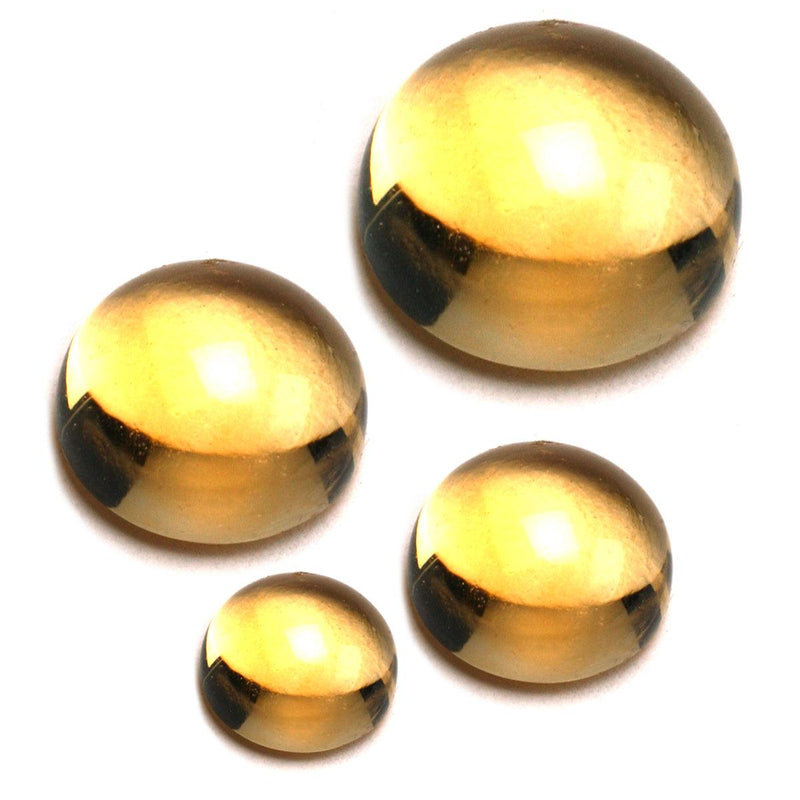 Round Genuine Citrine Cabochon - Otto Frei