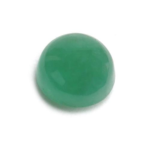 Round Genuine Emerald Cabochon - Otto Frei