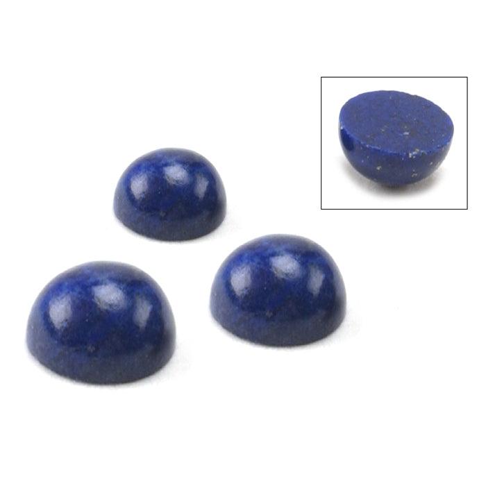 Round Genuine Lapis Lazuli Cabochon, High Quality - Otto Frei