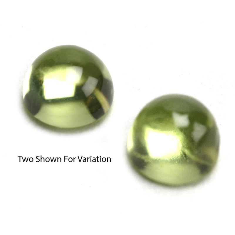 Round Genuine Peridot Cabochon - Otto Frei