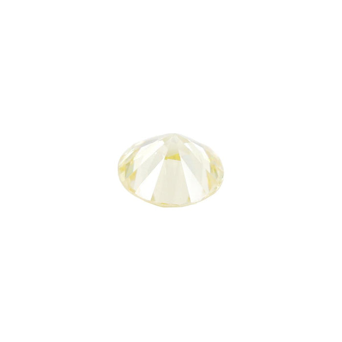 Round Synthetic Canary Yellow 5mm Cubic Zirconia - Otto Frei