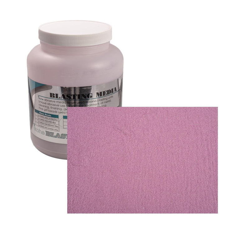 Ruby Abrasive Media-60 Micron Fine Grit-5 Lb. Jar - Otto Frei