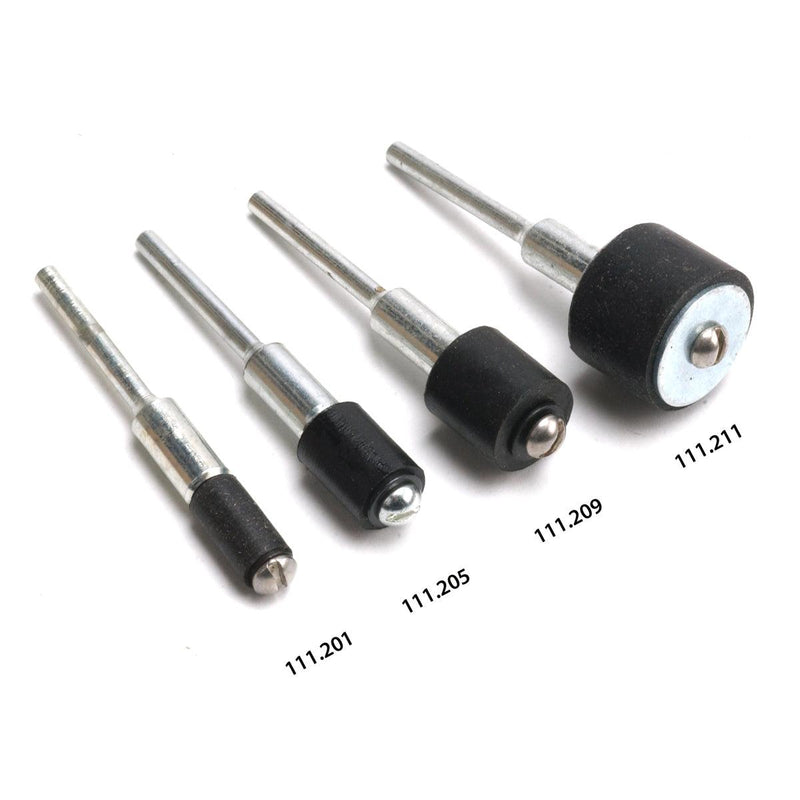 Sanding Band Mandrels-1/8" Shanks-For 1/4" to 3/4" Bands - Otto Frei