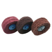 Satin Finish Brushes 3" - Fine, Medium & Coarse - Otto Frei