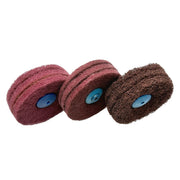 Satin Finish Brushes 4" - Coarse, Medium & Fine - Otto Frei