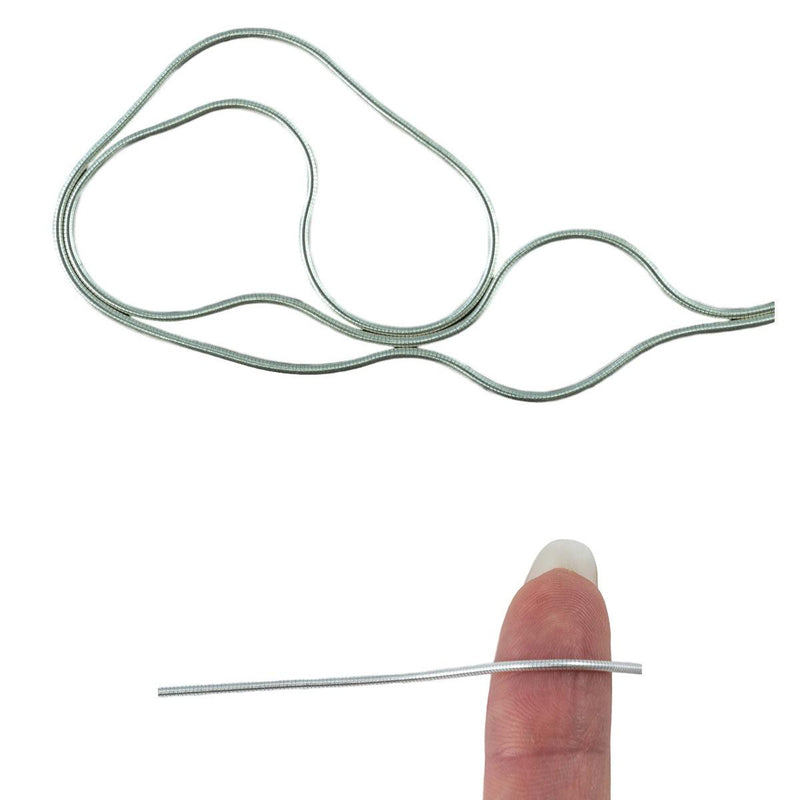 Schofer Germany Sterling Silver Boa Snake Chain 1.4mm 5' (60") Pack - Otto Frei