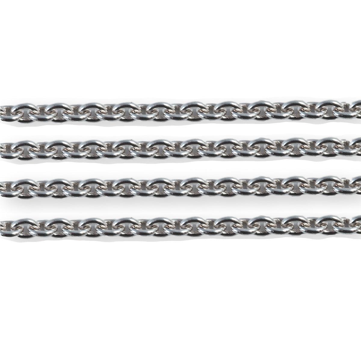 Schofer Germany Sterling Silver Trace Cable Chain 1.3mm | 60