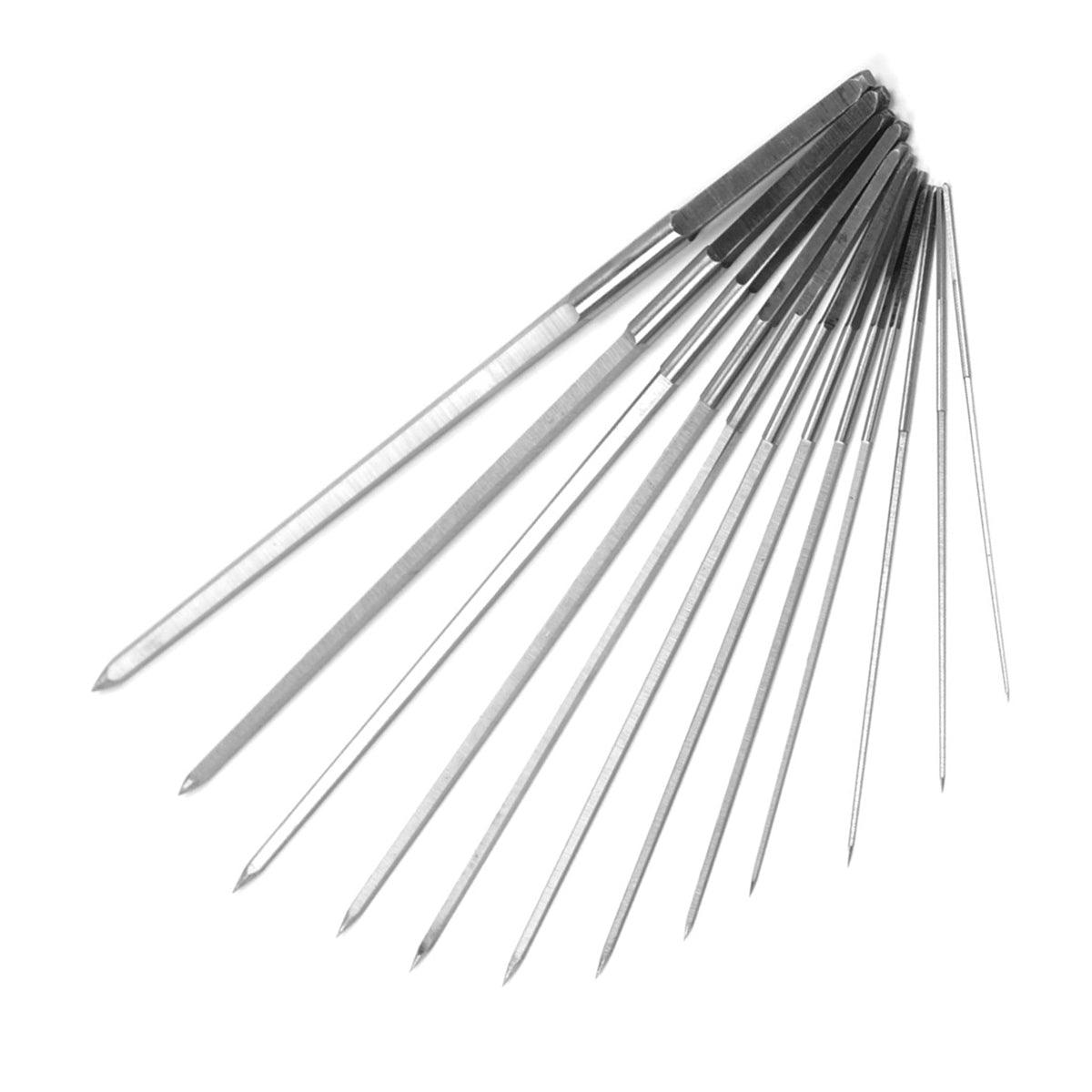 Set of 12 Cutting Broaches 0.4mm–4.5mm | Grobet USA — Otto Frei
