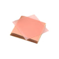 Feuilles de cire 4 po × 4 po — rose, tendre — épaisseurs variées - Calibre 8 (3.3mm)