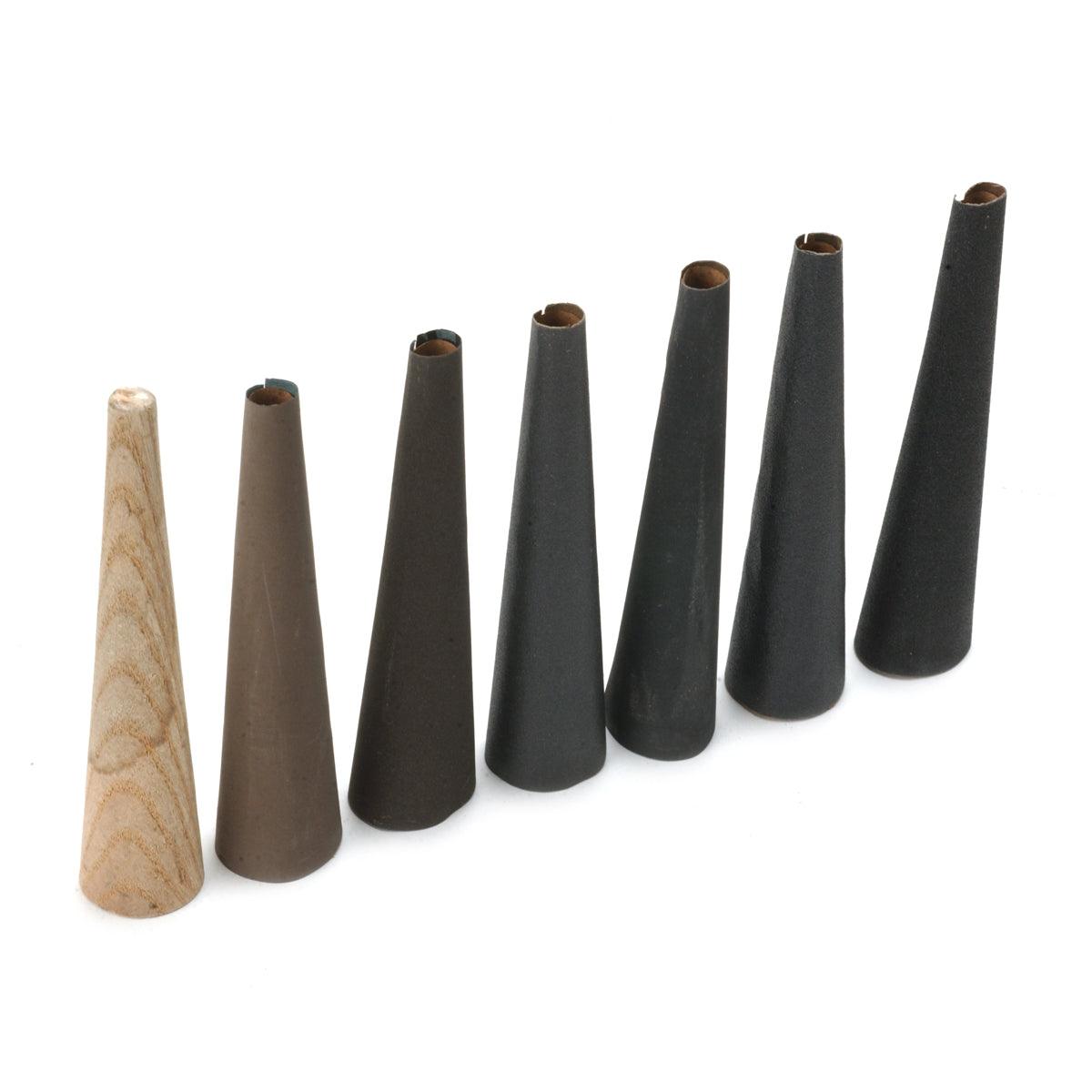 Shells Sanger Paper Cone Set with Wooden Mount | 6-Piece: Otto Frei