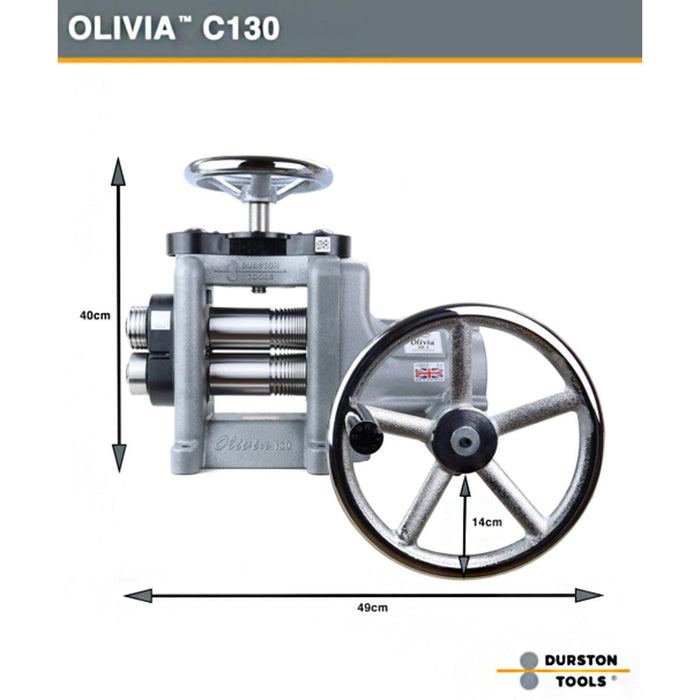 Durston Olivia C130 Combo Rolling Mill With 50-1 Reduction Gear - Otto Frei