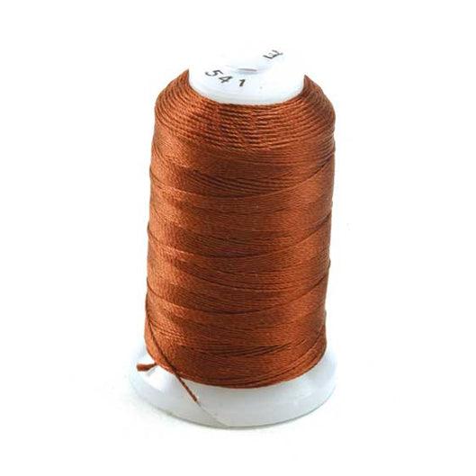 Silk Bead Cord on Spool-Brown (541) - Otto Frei