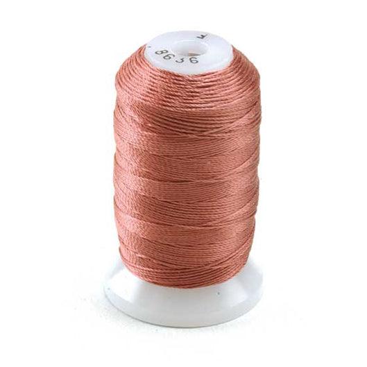 Silk Bead Cord on Spool-Rose (8636) - Otto Frei