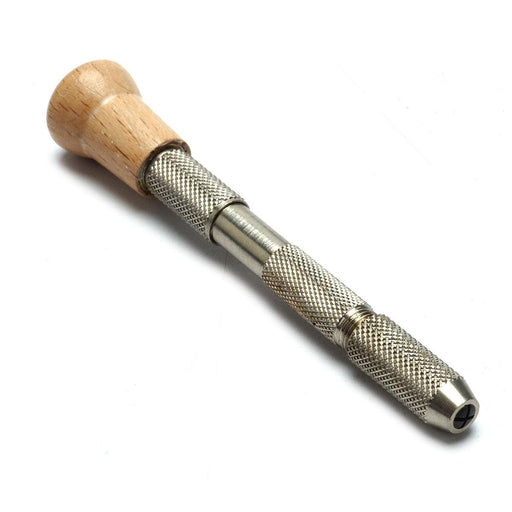 Single End Pin Vise With Wood Handle - Otto Frei