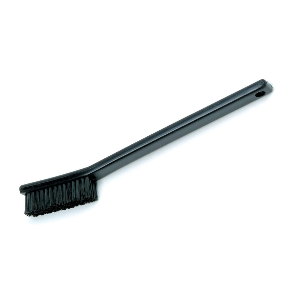 Small Cleaning Brush With Plastic Handle 4 Row Nylon Xstiff 1-3/4