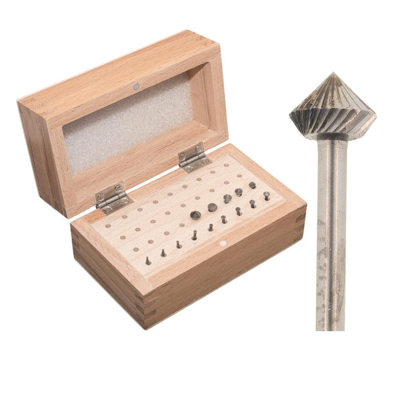 Spearhead High Speed Steel 90 Degree Bearing Bur Kit of 14 Pieces - Otto Frei