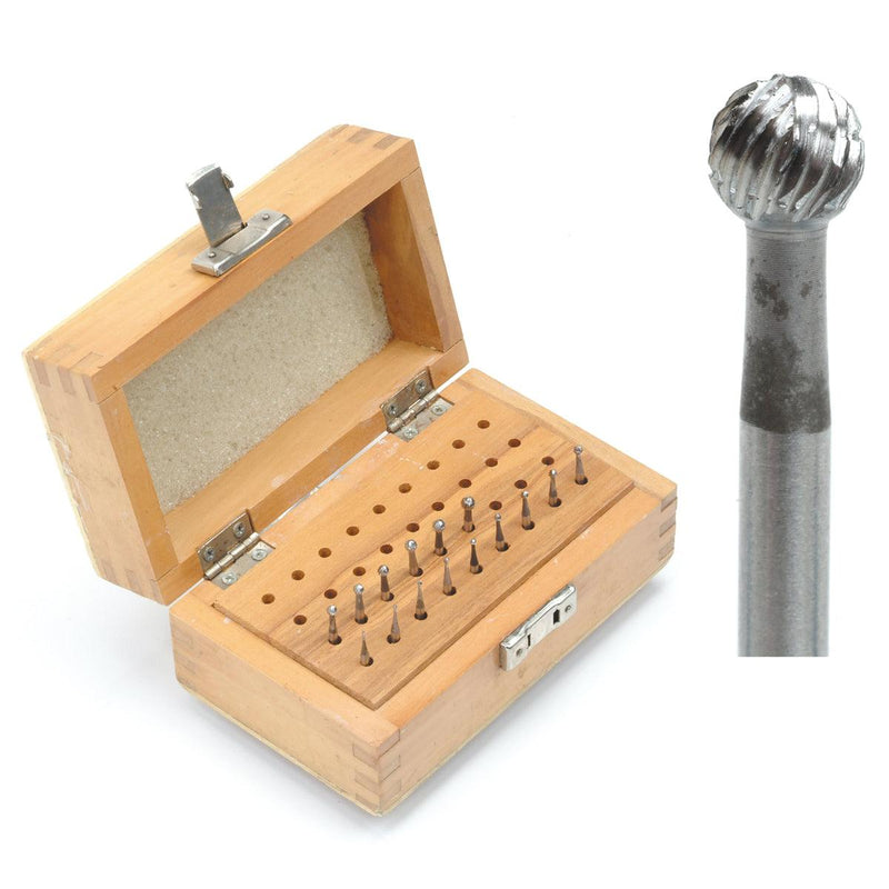 Spearhead High Speed Steel Ball Bur Kit of 15 Pieces - Otto Frei