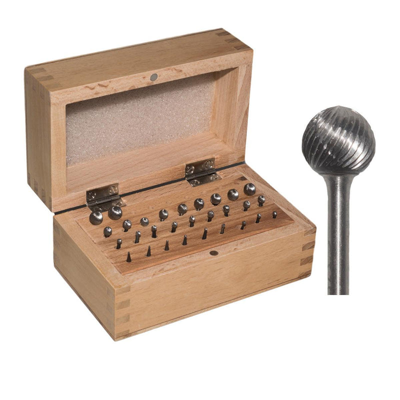 Spearhead High Speed Steel Ball Bur Kit of 29 Pieces - Otto Frei