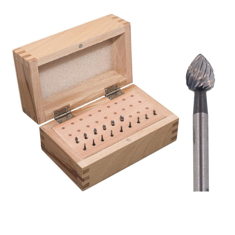 Spearhead High Speed Steel Bud Bur Kit of 15 Pieces - Otto Frei