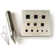 Square Bezel Block-Cut Corners 4mm to 14mm 11 Holes 17 Degree - Otto Frei