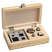 Square Shaped Set of 4 Disc Cutters in Wood Box - Otto Frei