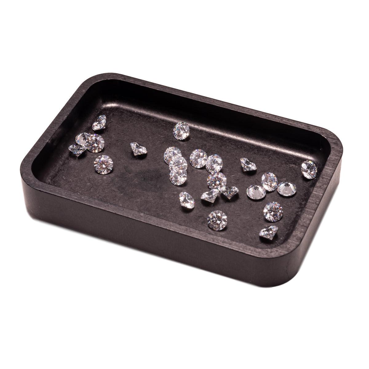 Stackable Matte Black Aluminum Stone Tray | Diamond Setters — Otto