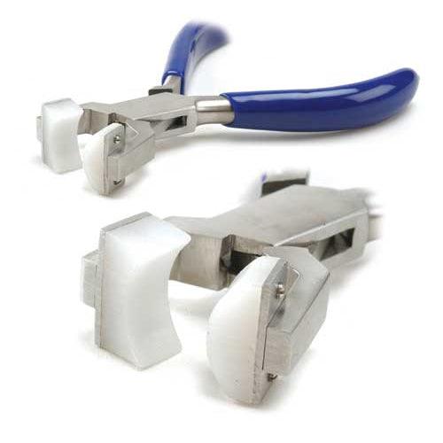 Stainless Steel 5-3/4" Nylon Jaw Ring Bending Pliers - Otto Frei