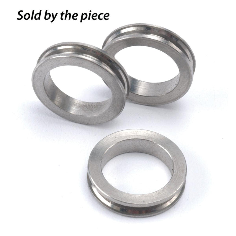 Stainless Steel Channel Practice Ring Sold by the Piece - Otto Frei
