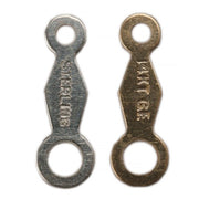 STERLING & 14KT G.F. Chain Tags-Packs of 12 - Otto Frei