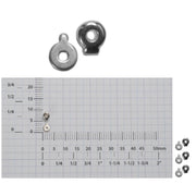 Sterling Silver 2-Part Large Joint - Packs of 3 - Otto Frei