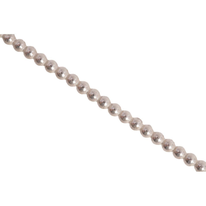 Sterling Silver 3.0mm Round Bead Wire-12 Lengths
